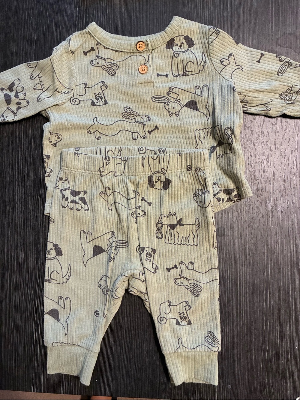 Green Baby Outfit